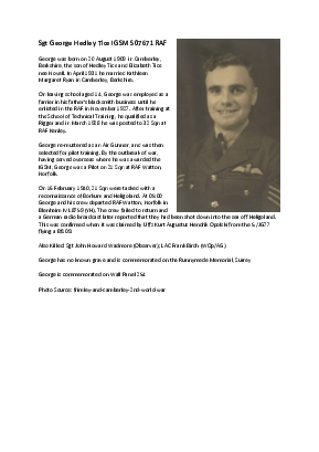 A preview of a PDF biography for Tice, George Hedley
